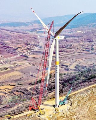 棗陽(yáng)風(fēng)電項(xiàng)目施工正酣 綠色能源發(fā)展加速推進(jìn)